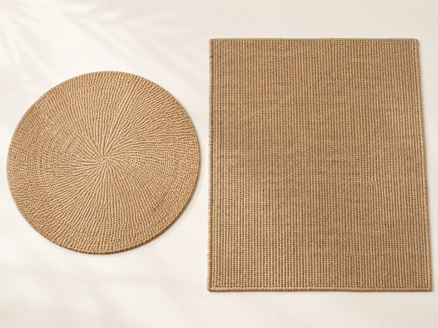 گلیم دستباف Jute، از جنس الیاف طبیعی گیاه جوت، مناسب استفاده به عنوان پادری، زیر میز جلومبلی، کنار تخت، اتاق خواب، پذیرایی و ...