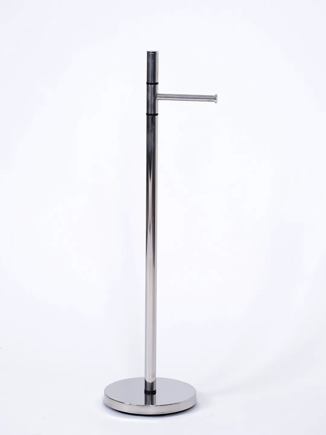 استند دستمال اس ال | عکس محصول - diahome استند دستمال اس ال رنگ استیل مات و ایستاده در فضای سفید