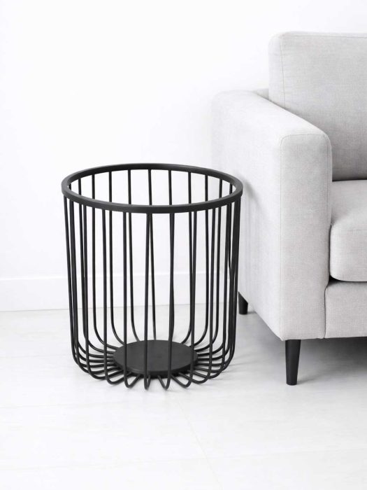 سبد شال مبل دکو والتر deko walter فلزی رنگ مشکی