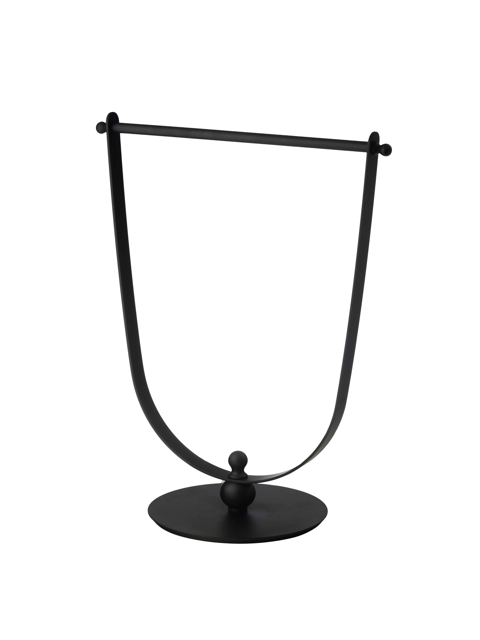 استند حوله رومیزی Defne Banio | عکس محصول - diahome استند حوله رومیزی Defne Banio مشکی