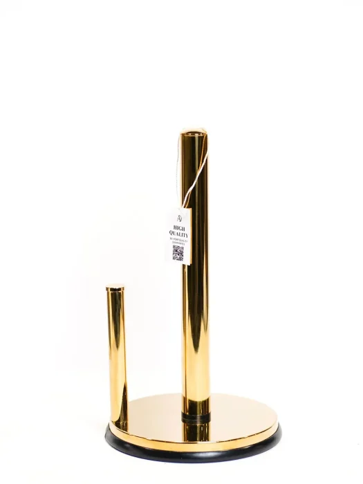 استند دستمال و حوله با پایه سنگین رنگ طلایی براق