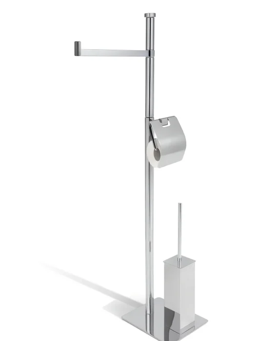 استند ایستاده دستمال حوله برس دار رنگ کروم