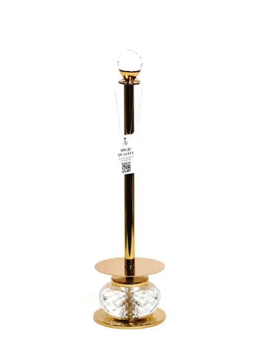 استند ایستاده سرویس بهداشتی به رنگ طلایی براق