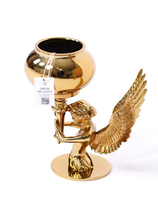 ست الهه ونوس طلایی پس زمینه سفید اکسسوری لوکس