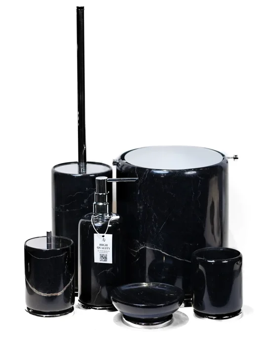 ست سرویس بهداشتی سنگی ماکو 2025 کروم