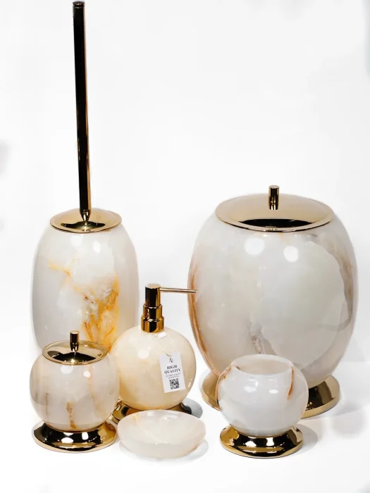 ست سرویس بهداشتی مرمر سفید 1515