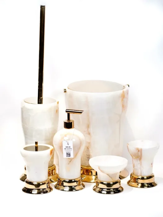 ست سرویس بهداشتی سنگی مرمر سفید 2026