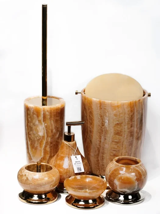 ست سرویس بهداشتی سنگی مرمر عسلی 2020