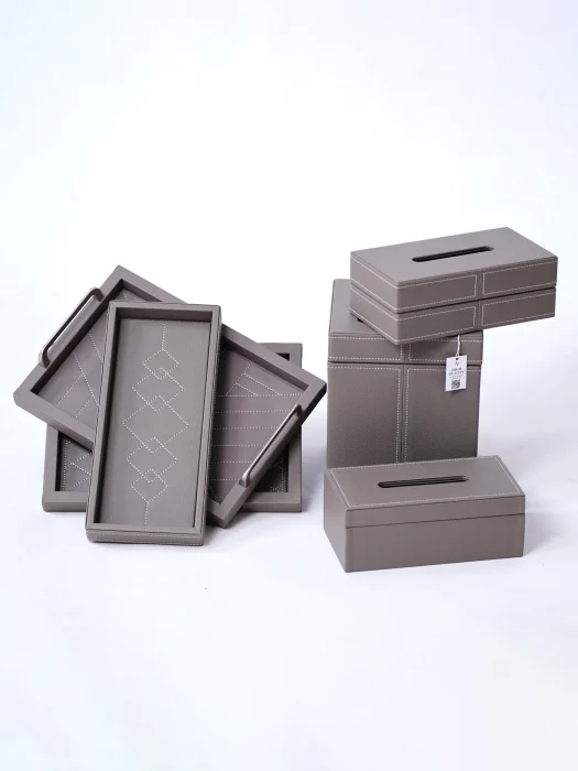 چرم فیلی تصویر شاخص تمام ست های چرمی رنگ فیلی در کنار هم