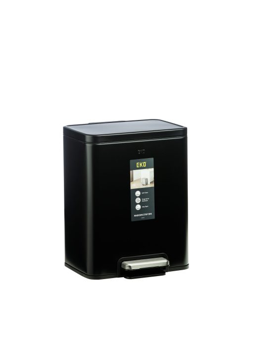 سطل های پدالی 20 لیتر EKO رنگ مشکی