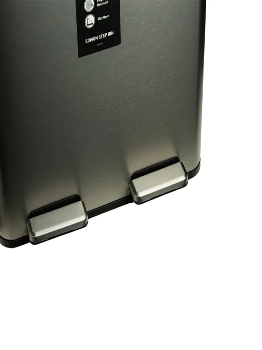 سطل پدالی 60 لیتر برند EKO پرو رنگ استیل پدال