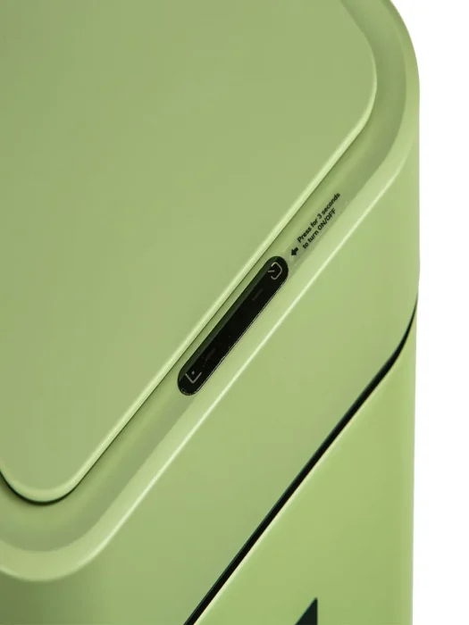 سطل هوشمند ۱۰ لیتری EKO مدل Sensor Touch به رنگ سبز ماچایی در حالت زوم