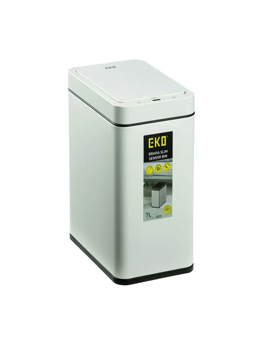 سطل هوشمند ۷ لیتری EKO مدل Sensor Touch رنگ سفید هوشمند