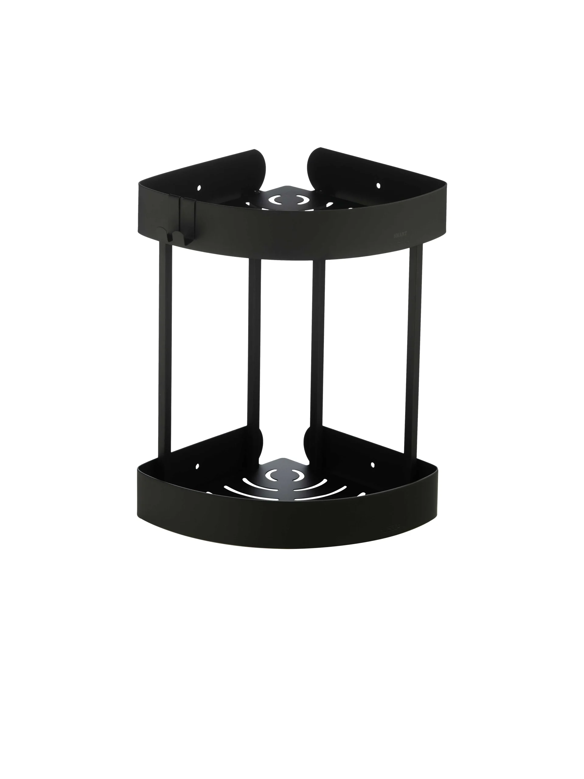 جا شامپویی اسمارت کنج 2 طبقه | عکس محصول - diahome جا شامپویی دوطبقه مشکی