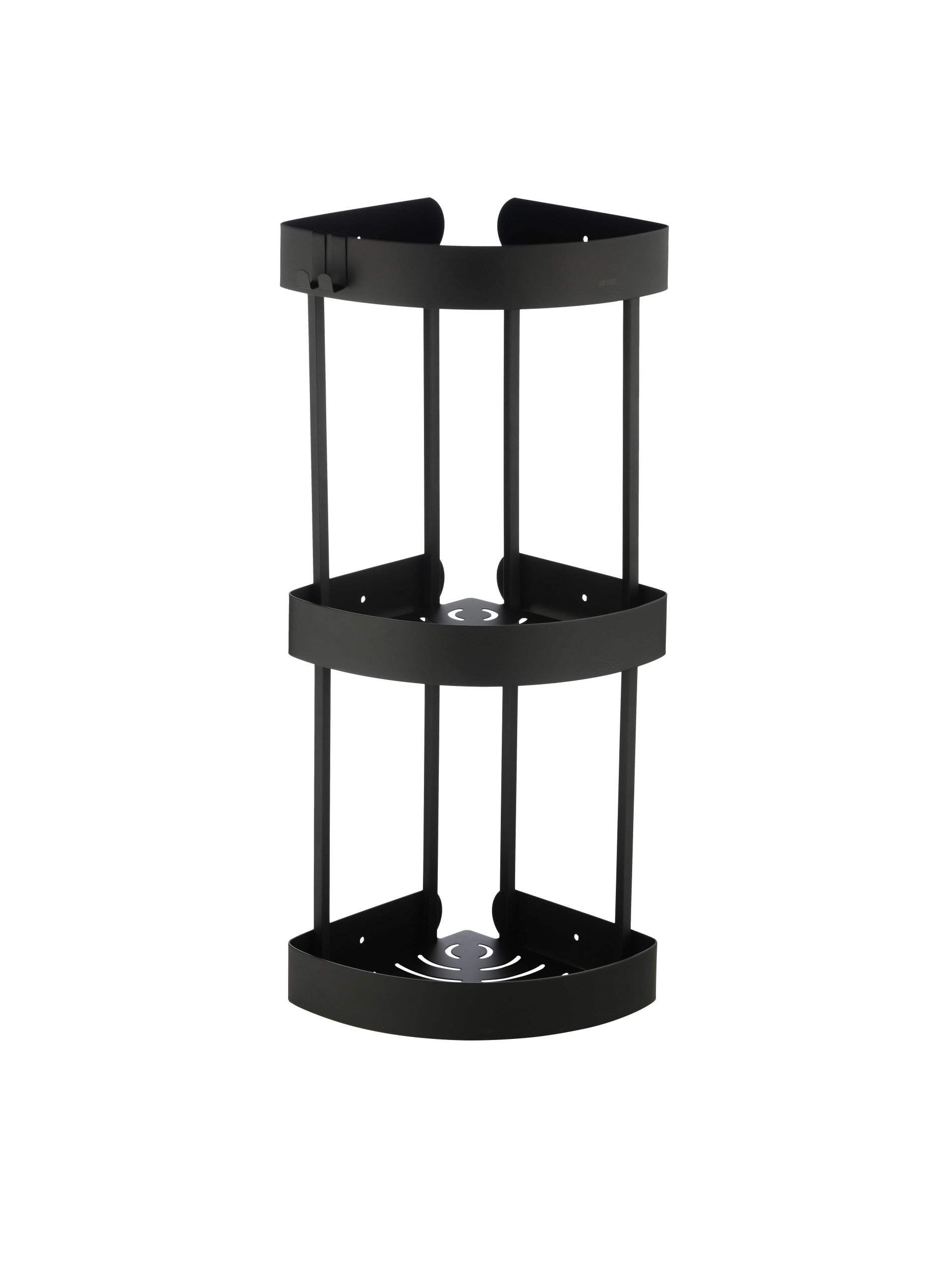 جا شامپویی اسمارت کنج 3 طبقه | عکس محصول - diahome جاشامپویی کنج سه طبقه مشکی