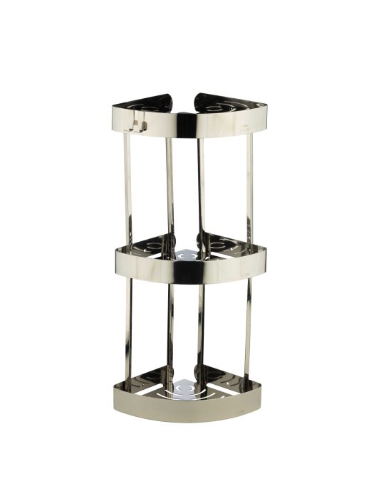 جاشامپویی کنج سه طبقه کروم