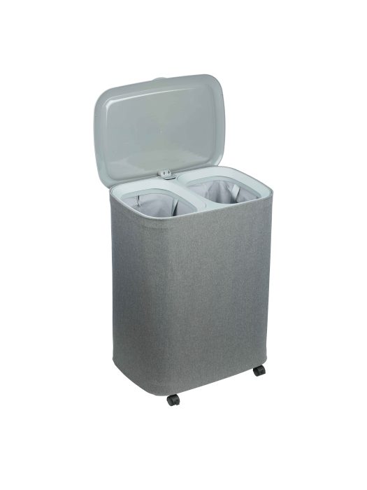 سبد رخت چرک برزنتی وارداتی 50 لیتر در باز