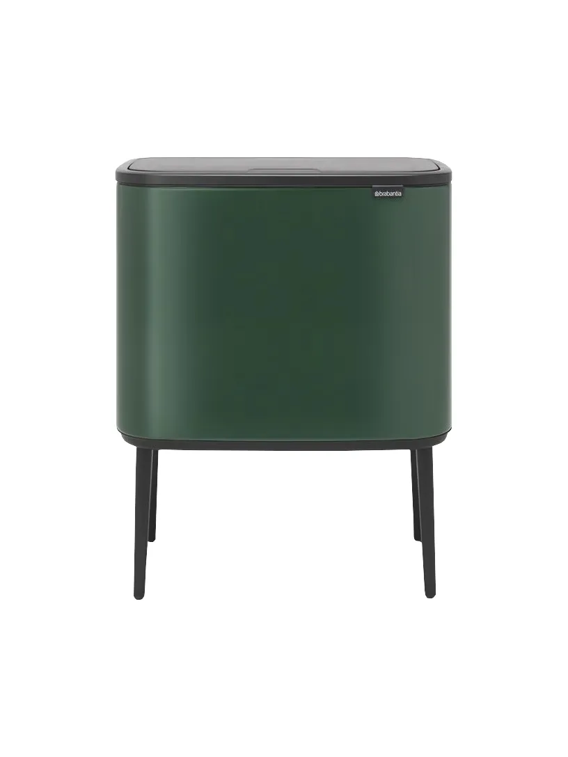 سطل زباله آشپزخانه برابانتیا پایه دار لمسی 36 لیتر | عکس محصول - diahome سطل-بو-تاچ-بین-۳۶-لیتر-یشمی