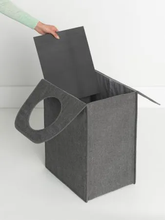 سطل-رخت-برزنتی-۵۵-لیتر-خاکستری-باز