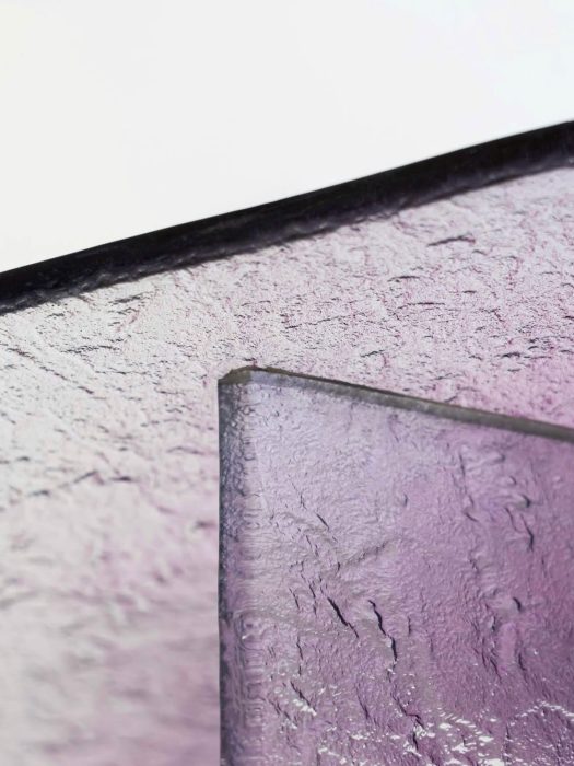 میز شیشه ای full glass texture tv table
